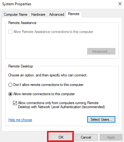 Свойства системы - Как создать пользователя в Windows Server