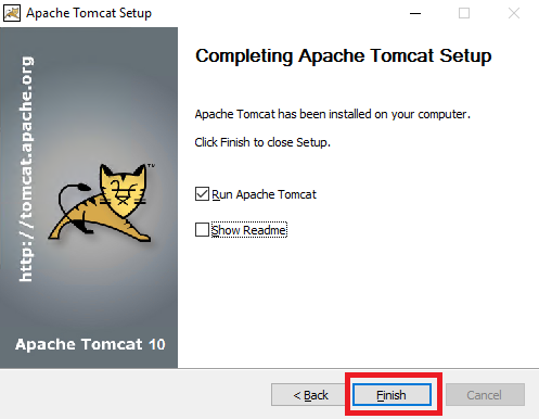 Запуск инсталляции Apache Tomcat