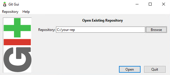 Выбор каталога репозитория - Установка Git на Windows Server