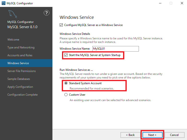 Служба WIndows - Установка MySQL на Windows Server