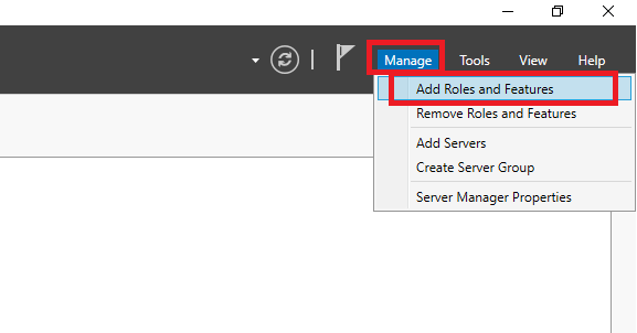 Добавление роли в Server Manager