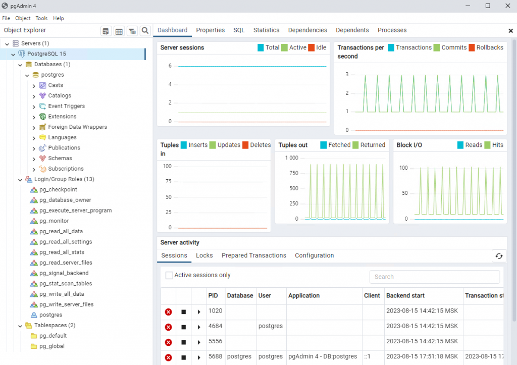 PgAdmin - Как установить PostgreSQL на Windows Server