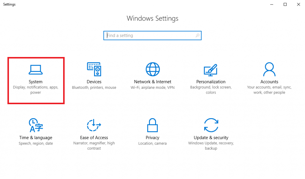 Значок System - Как изменить имя хоста в Windows Server