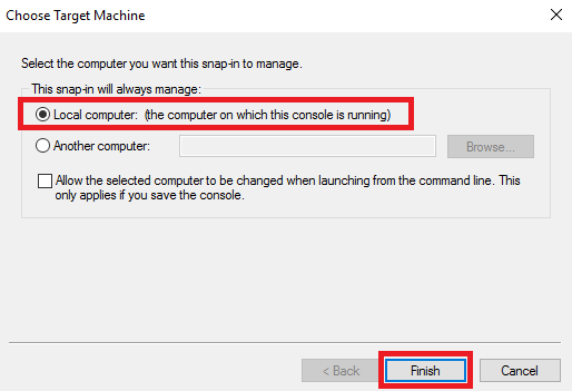 Local computer - Как создать пользователя в Windows Server