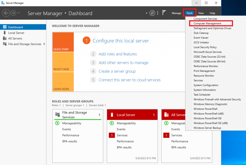 Server Manager