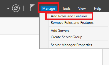 Add Roles and Features