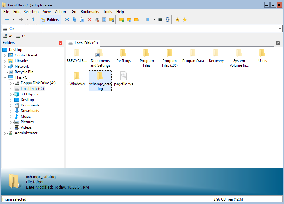 Explorer++ - Установка GUI на Windows Server Core