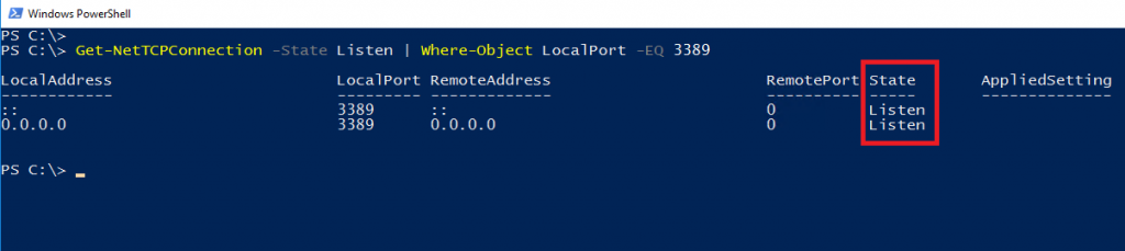 Проверка порта 3389 в Windows PowerShell - Неудачная попытка подключения по RDP