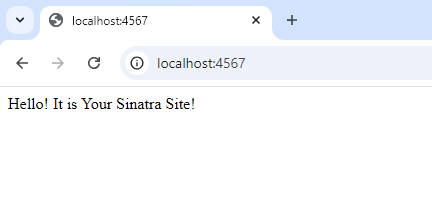 Ваш сайт на Sinatra - Как установить Sinatra на Windows Server