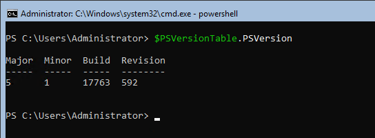 Вывод версии PowerShell - Примеры использования PowerShell