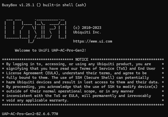 Подключение к Unifi AP AC Pro по SSH - Как установить UniFi на Windows